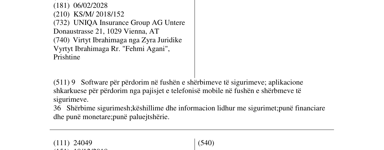 Zëri i markës Cherrisk në buletin