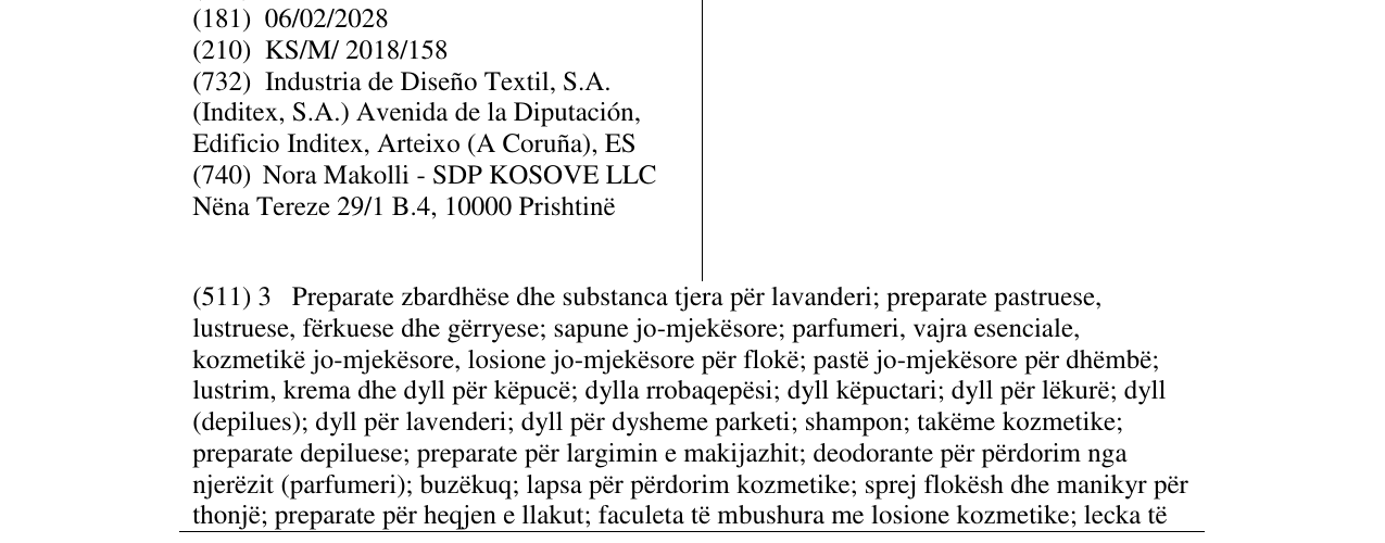 Zëri i markës XDYE në buletin