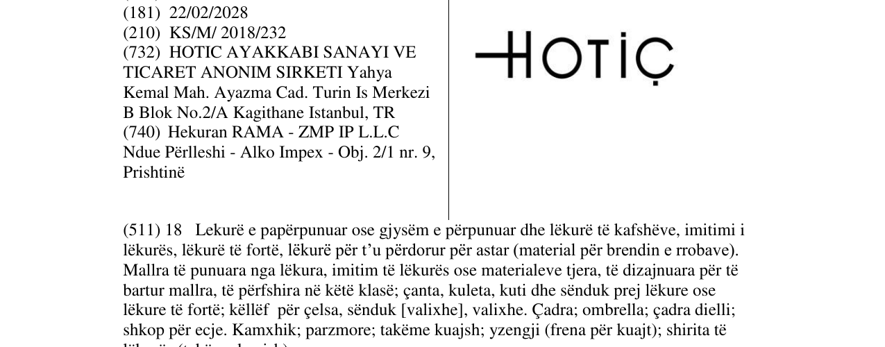 Zëri i markës HOTIC në buletin