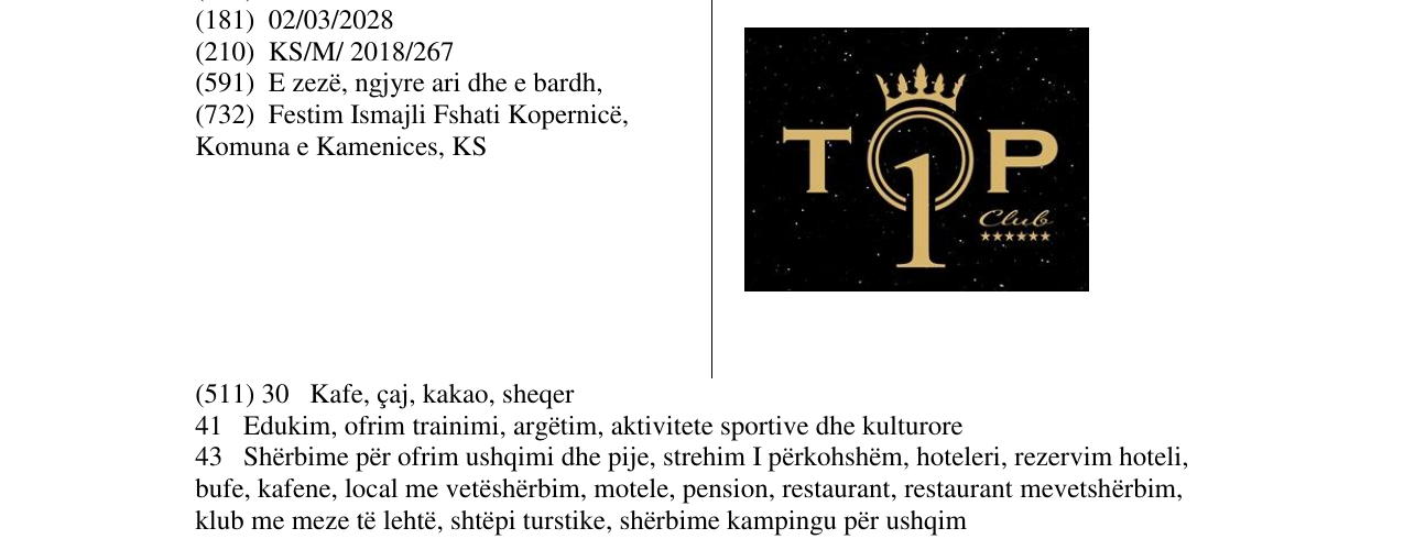 Zëri i markës TOP 1 në buletin