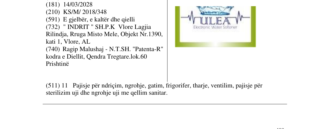 Zëri i markës ULEA në buletin