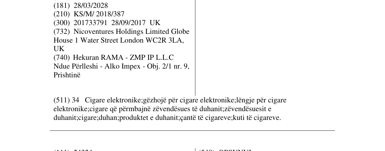 Zëri i markës VUSE në buletin