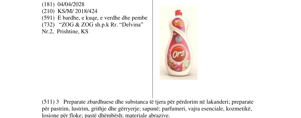 Zëri i markës ORS në buletin
