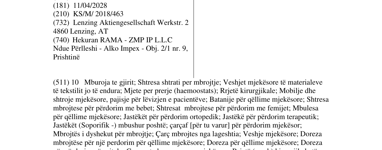 Zëri i markës REFIBRA në buletin