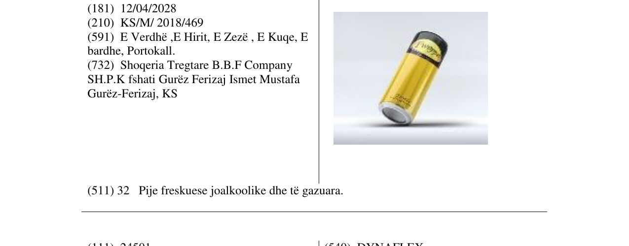 Zëri i markës Markë figurative në buletin