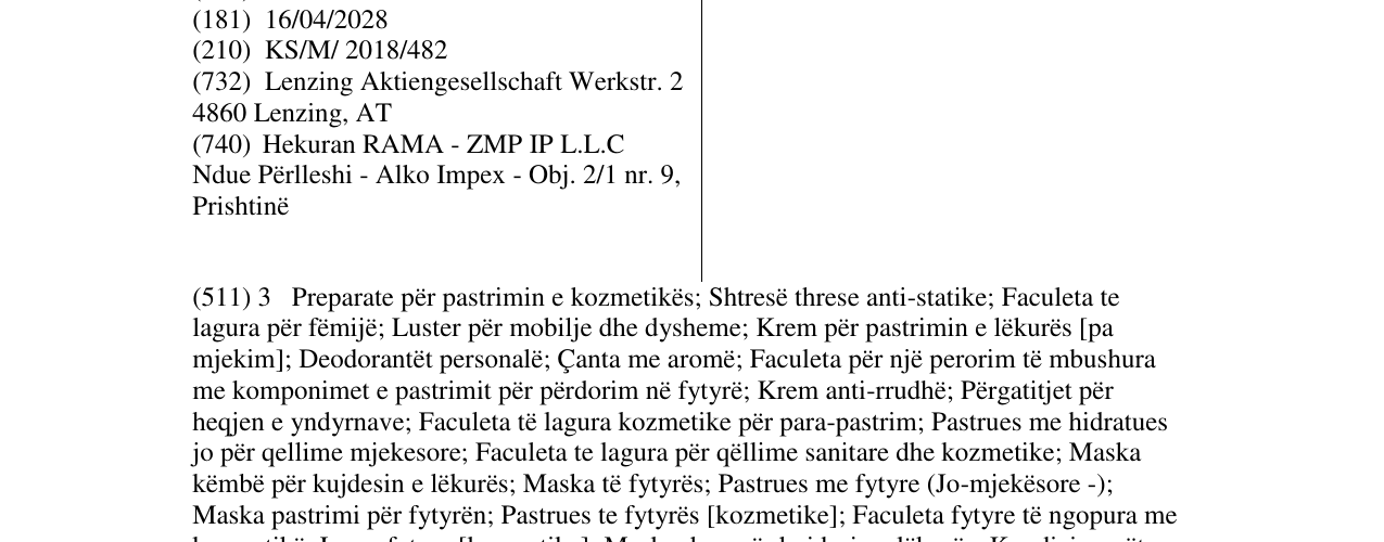 Zëri i markës VEOCEL në buletin