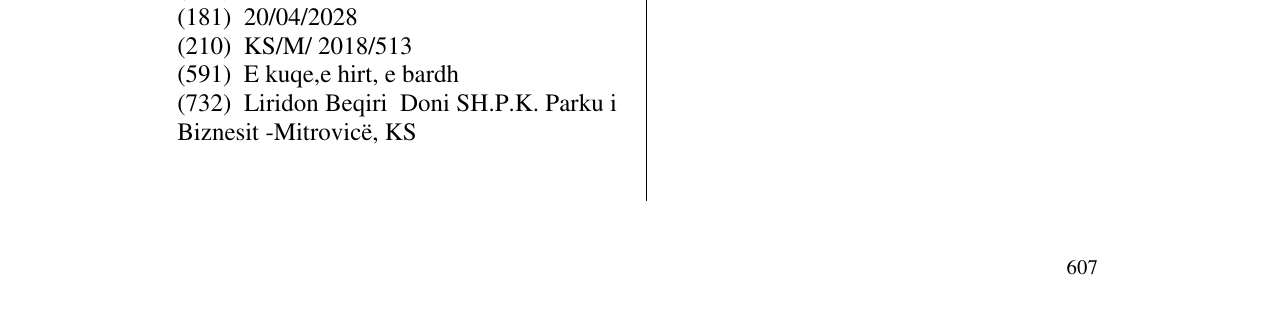 Zëri i markës MOBILERIA DONI në buletin