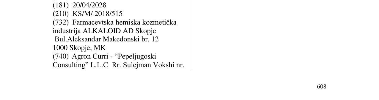 Zëri i markës CRICEA në buletin