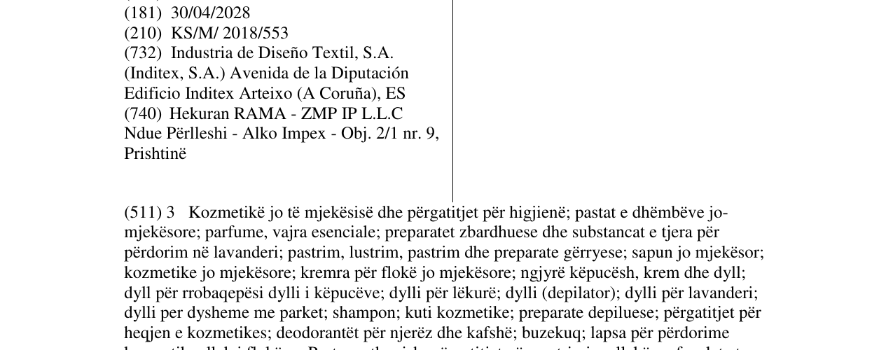 Zëri i markës PACIFIC REPUBLIC në buletin