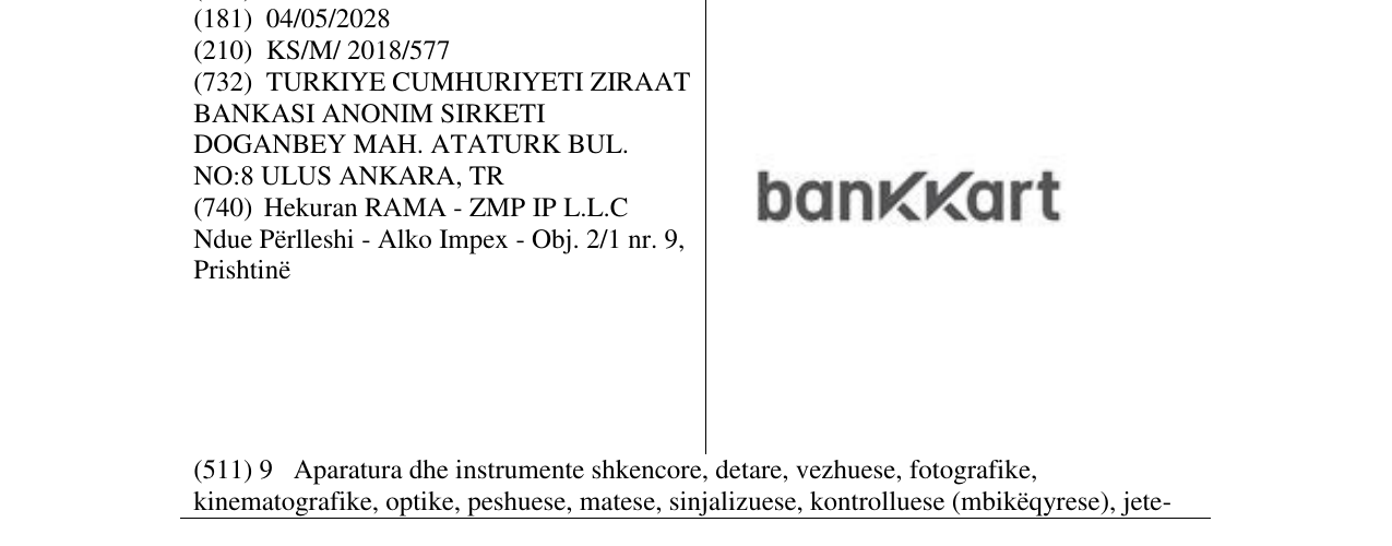 Zëri i markës banKKart në buletin