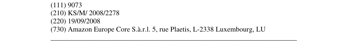 Zëri i markës AMAZON në buletin