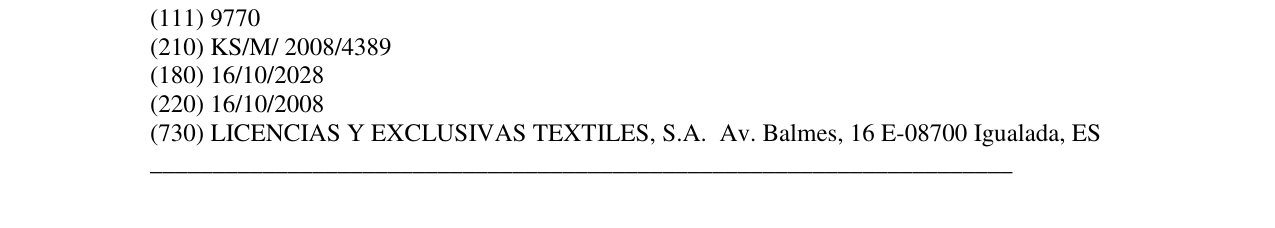 Zëri i markës PUNTO BLANCO në buletin
