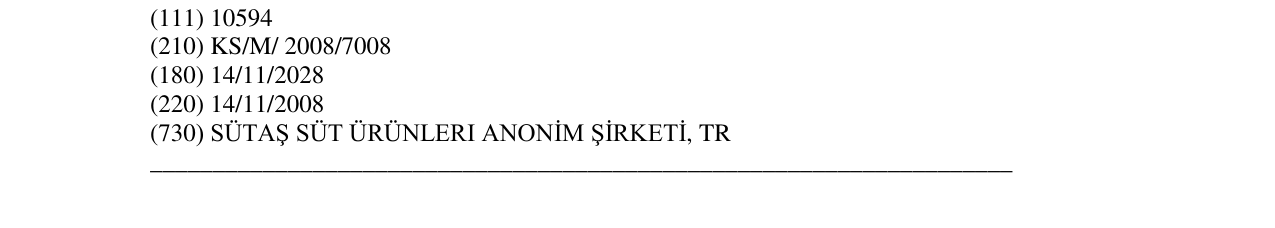 Zëri i markës Sütaş Doǧal lezzet në buletin