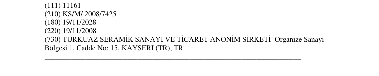 Zëri i markës Turkuaz në buletin