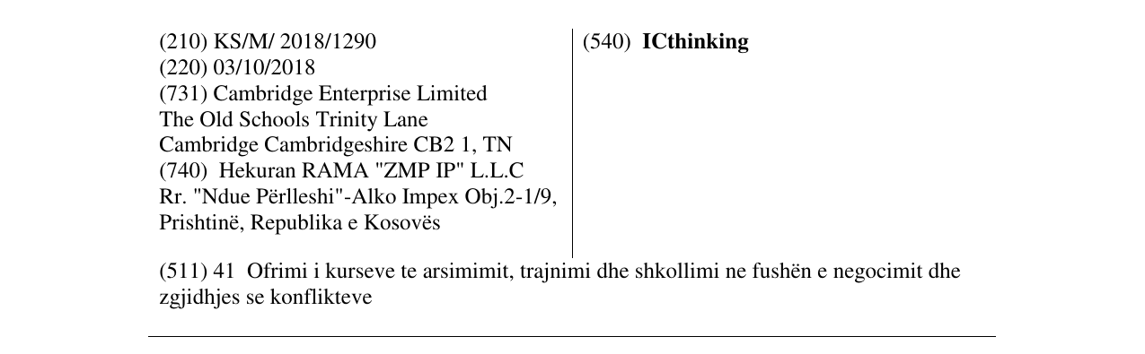 Zëri i markës ICthinking në buletin