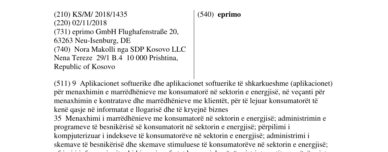 Zëri i markës eprimo në buletin