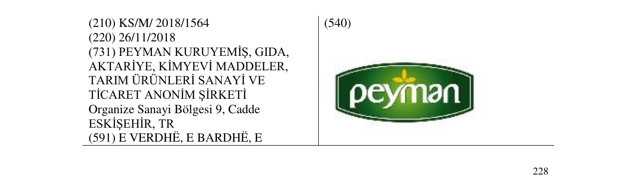 Zëri i markës peyman në buletin