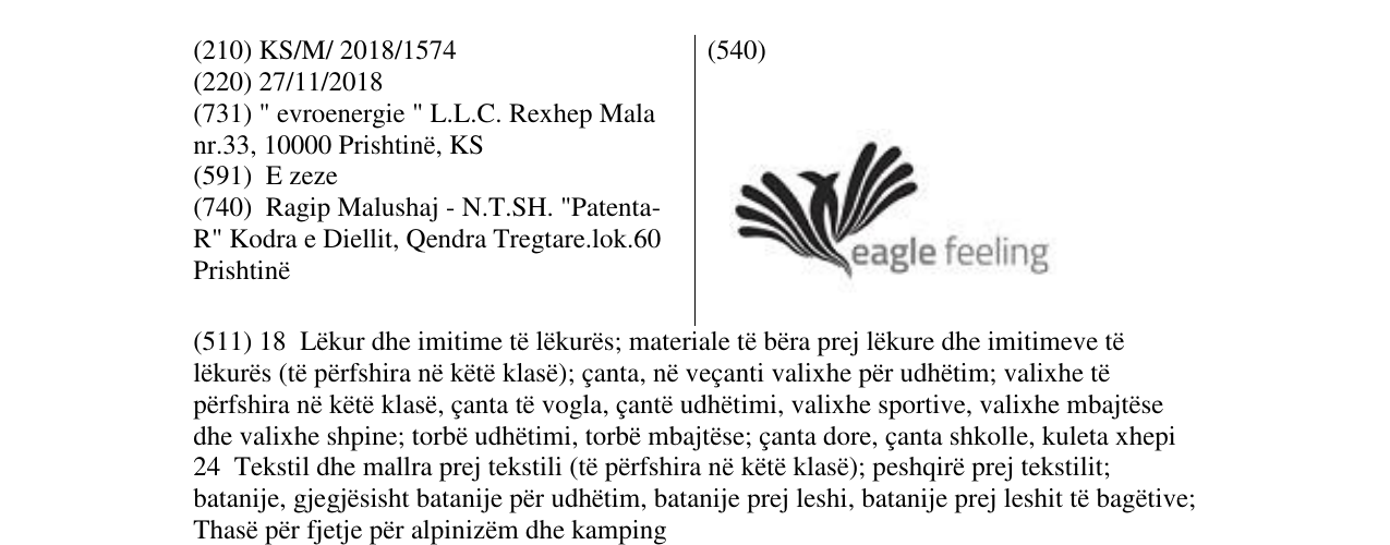 Zëri i markës eagle feeling në buletin