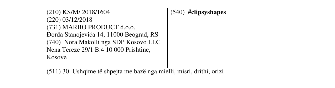 Zëri i markës #clipsyshapes në buletin