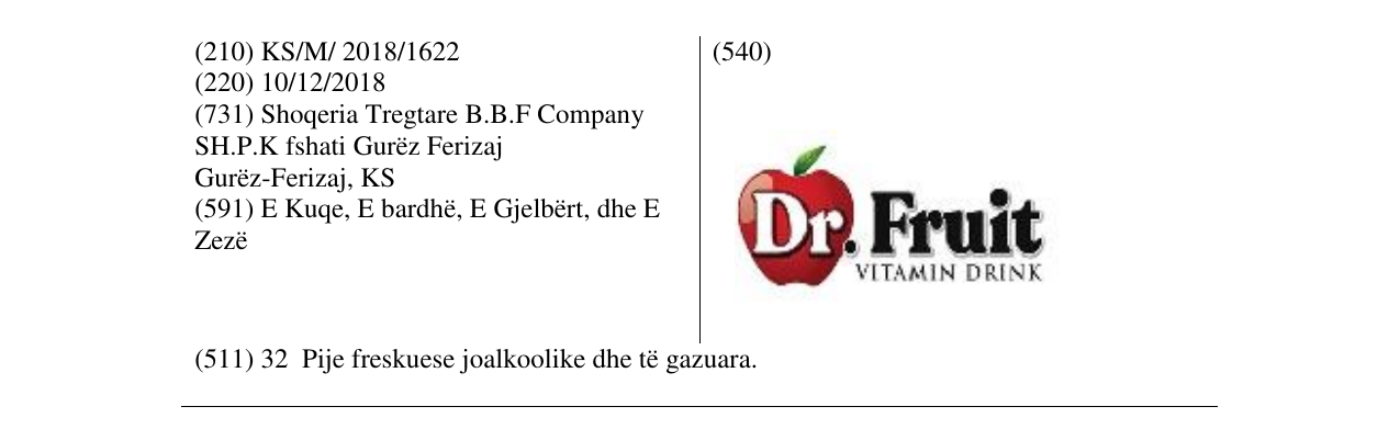 Zëri i markës Markë figurative në buletin
