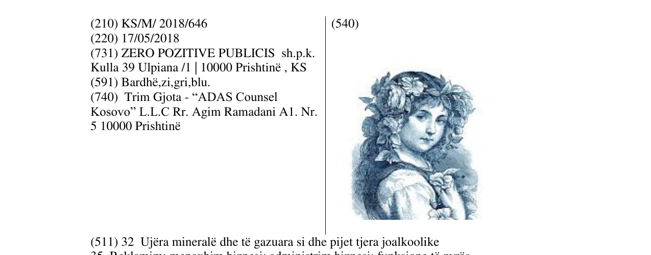 Zëri i markës Markë figurative në buletin