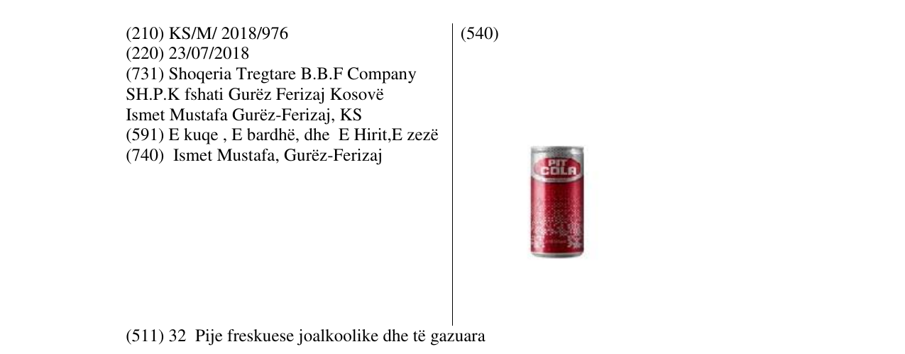Zëri i markës Markë figurative në buletin