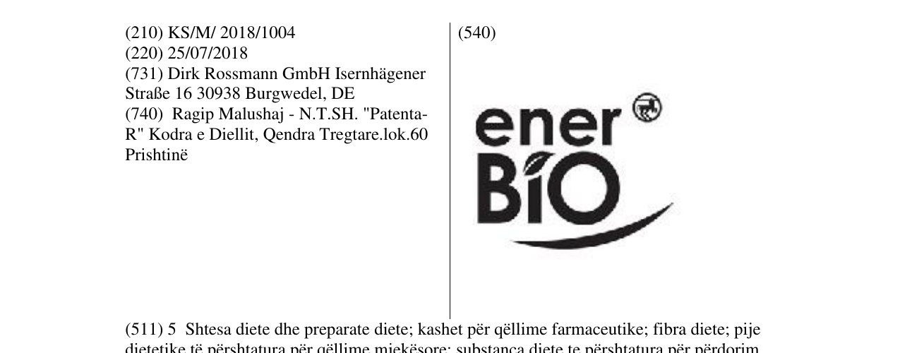 Zëri i markës ener BIO në buletin