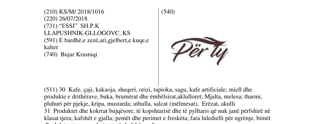 Zëri i markës Për ty në buletin