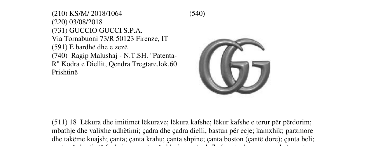 Zëri i markës Markë figurative në buletin
