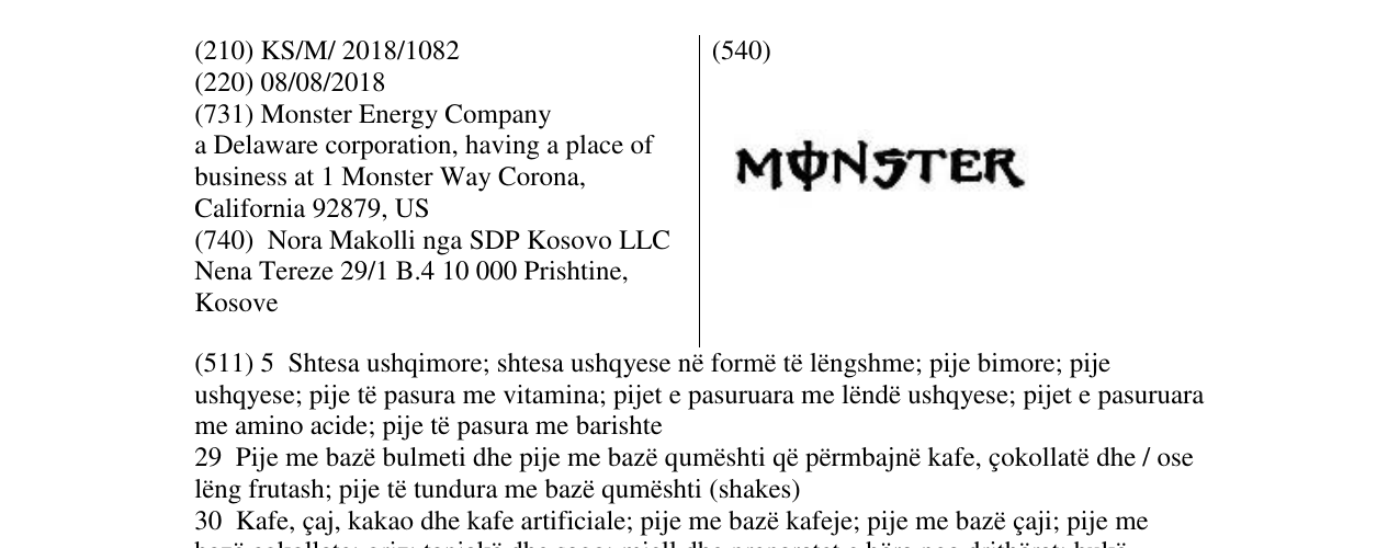Zëri i markës MONSTER në buletin