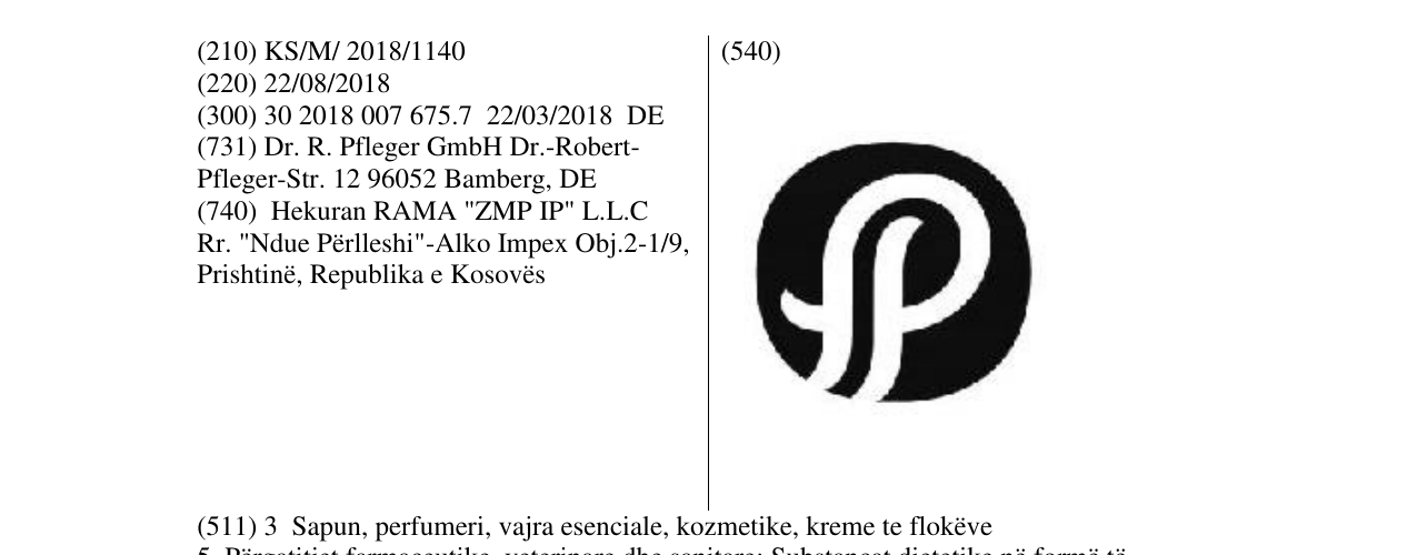 Zëri i markës Markë figurative në buletin