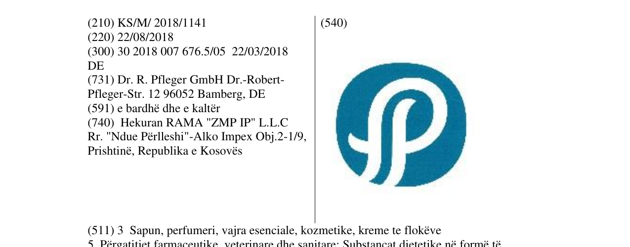 Zëri i markës Markë figurative në buletin