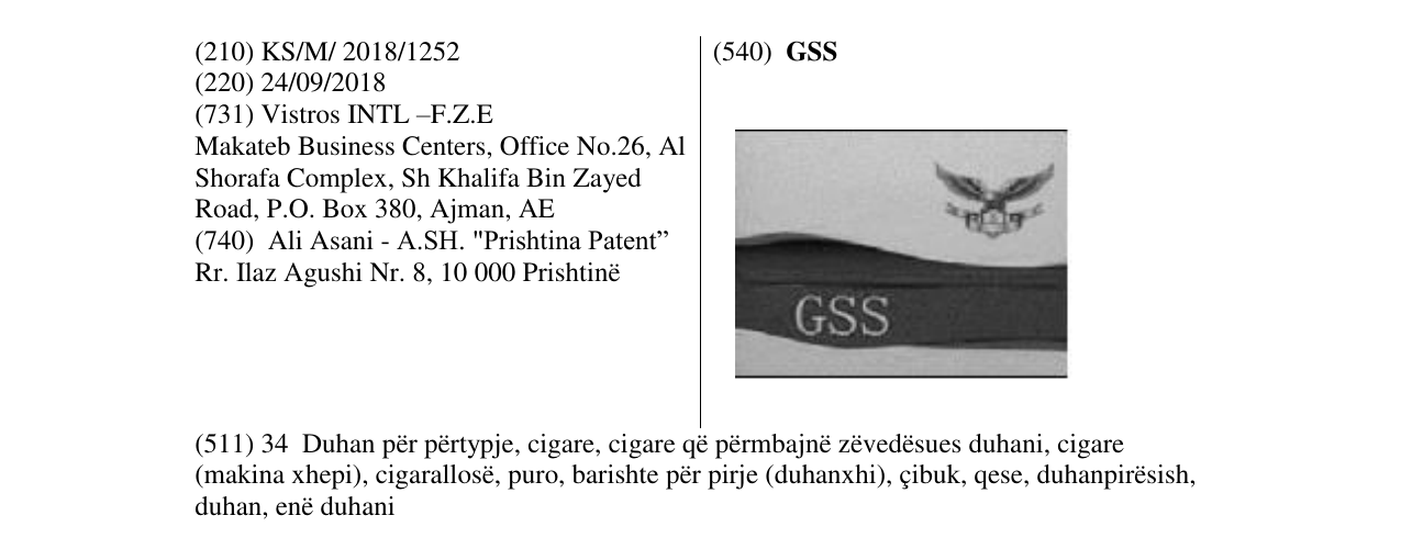 Zëri i markës GSS në buletin
