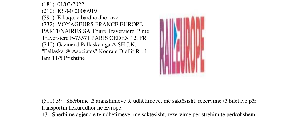 Zëri i markës Markë figurative në buletin