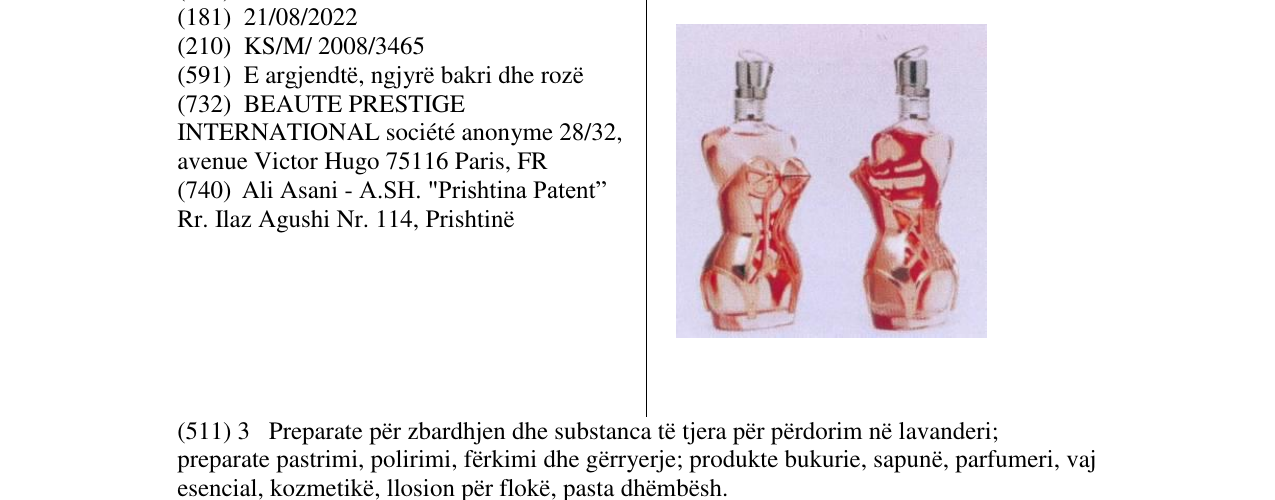 Zëri i markës Markë figurative në buletin