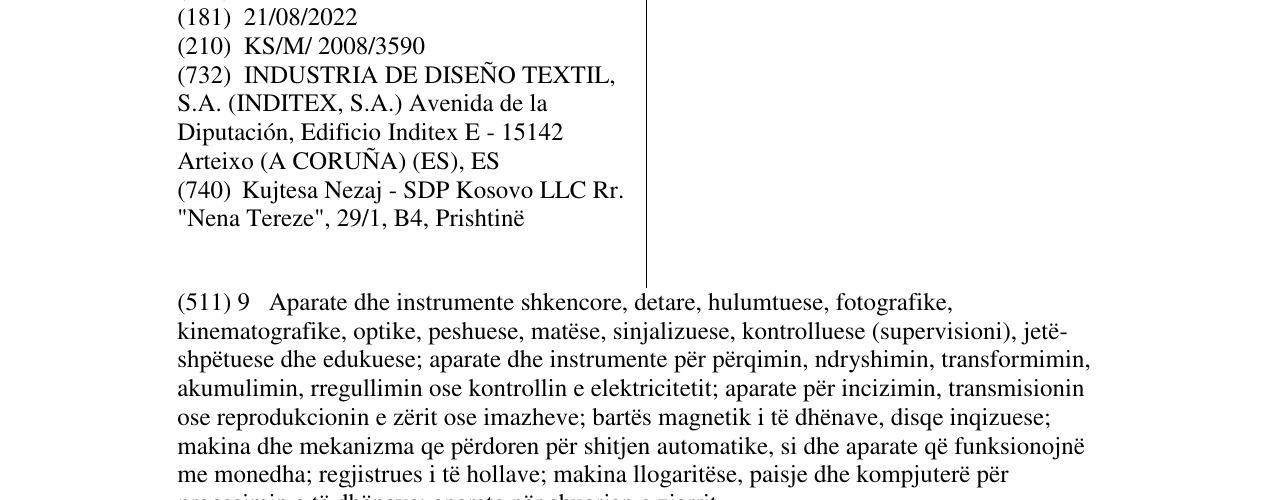 Zëri i markës PULL & BEAR në buletin