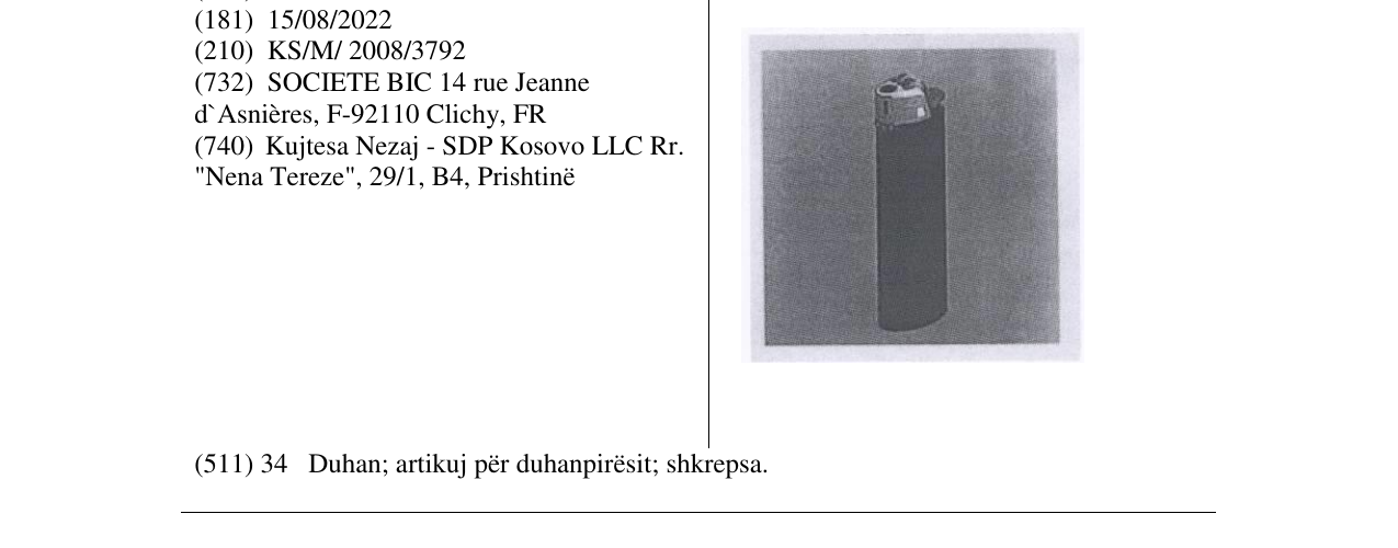 Zëri i markës Markë figurative në buletin