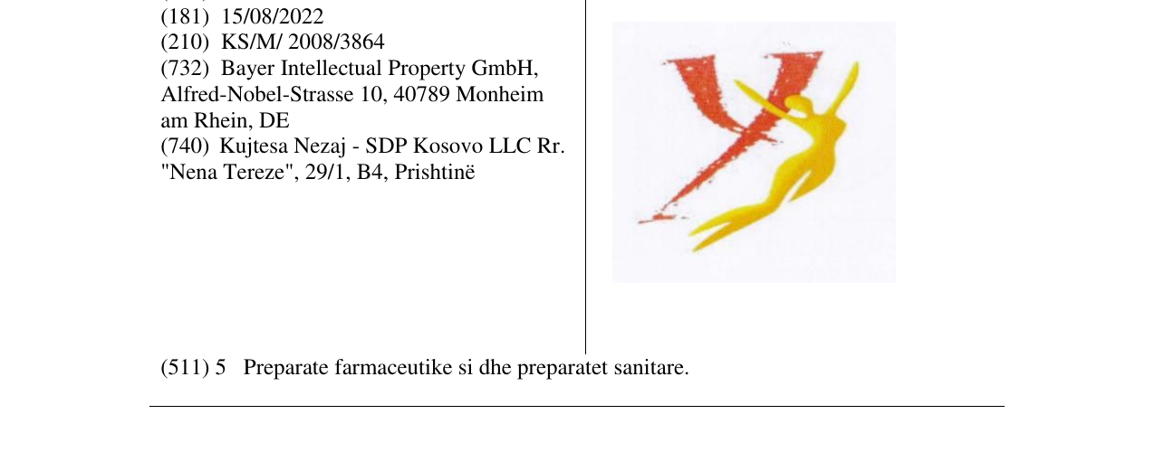Zëri i markës Markë figurative në buletin