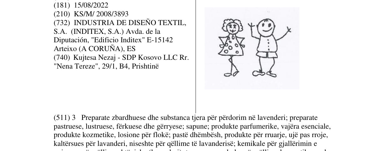Zëri i markës Markë figurative në buletin