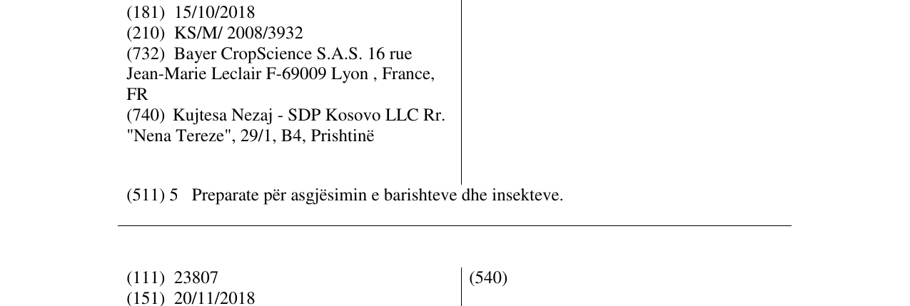 Zëri i markës MIKAL në buletin
