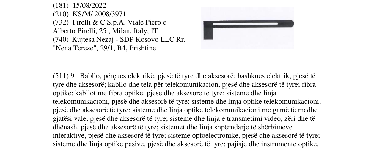 Zëri i markës P në buletin