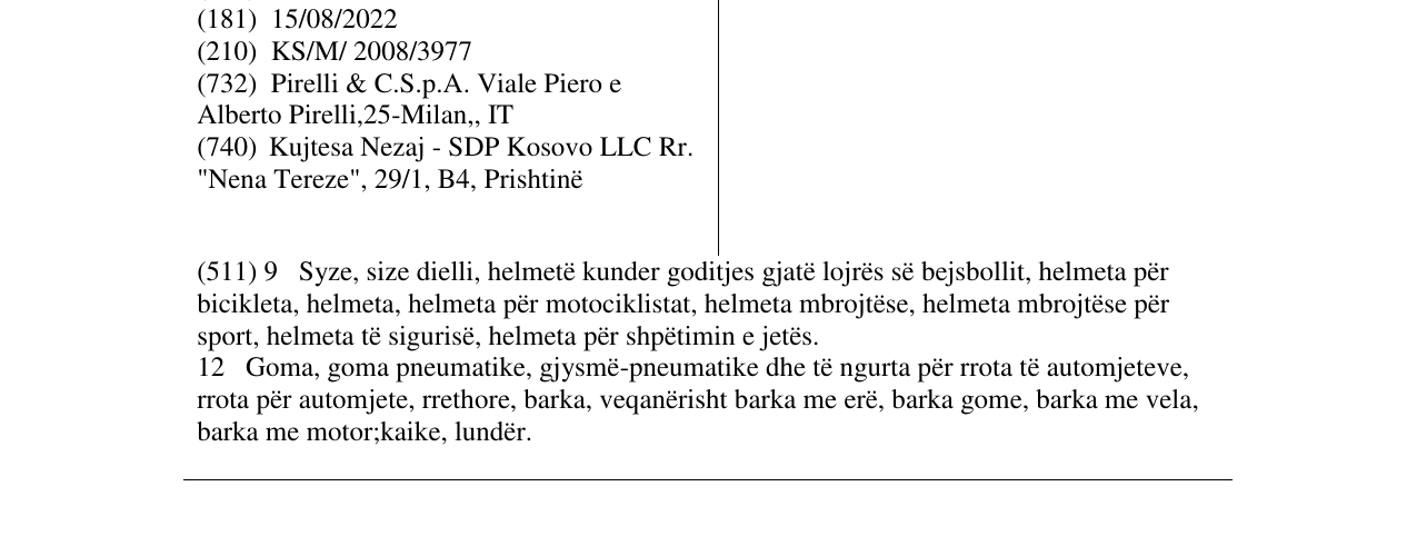 Zëri i markës P ZERO në buletin
