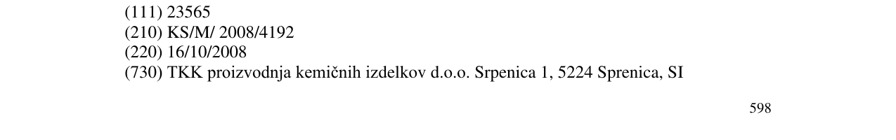 Zëri i markës TEKADOM në buletin