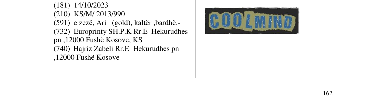 Zëri i markës COOLMIND në buletin