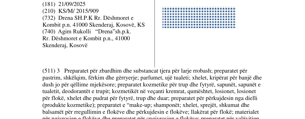 Zëri i markës Markë figurative në buletin