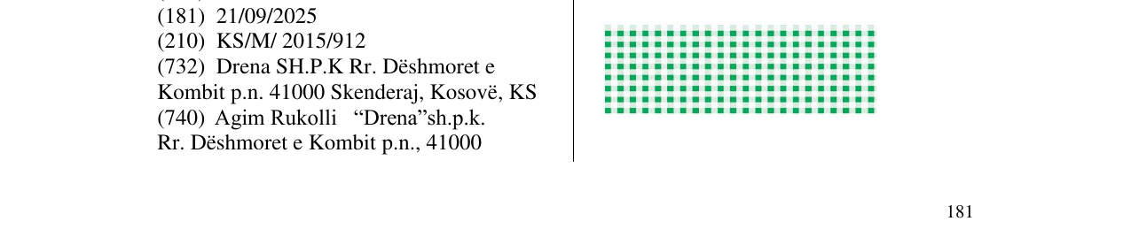 Zëri i markës Markë figurative në buletin