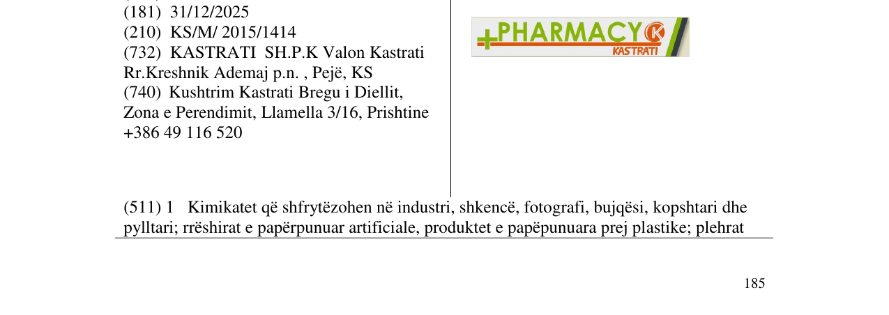 Zëri i markës Markë figurative në buletin