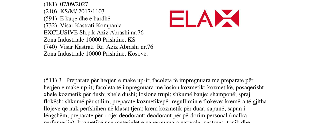 Zëri i markës Markë figurative në buletin
