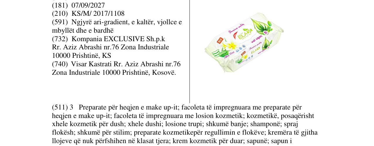 Zëri i markës Markë figurative në buletin