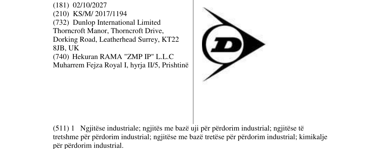 Zëri i markës Markë figurative në buletin